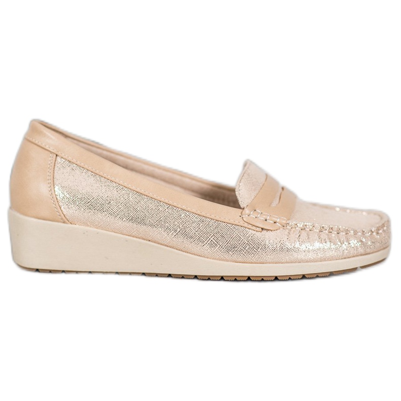 Comer Elegantne mokasine na platformi žuta boja