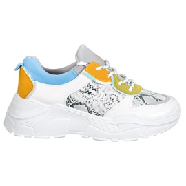 SHELOVET Modne tenisice bijela višebojan