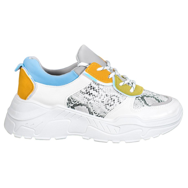 SHELOVET Modne tenisice bijela raznobojna