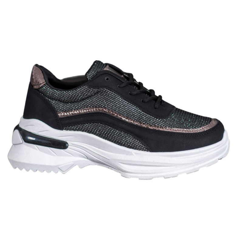 SHELOVET Modne sportske cipele crno