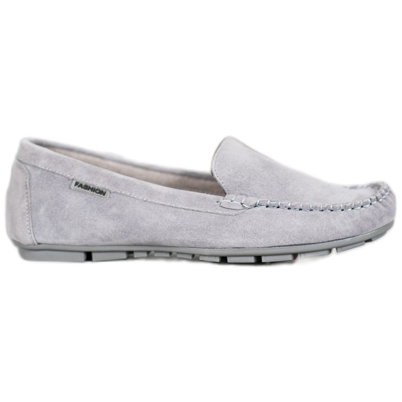 Klasična koža VINCEZA Moxins siva