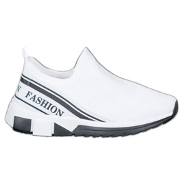 SHELOVET Ažurna moda Slipony bijela