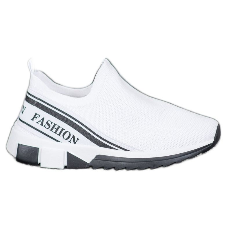 SHELOVET Ažurna moda Slipony bijela