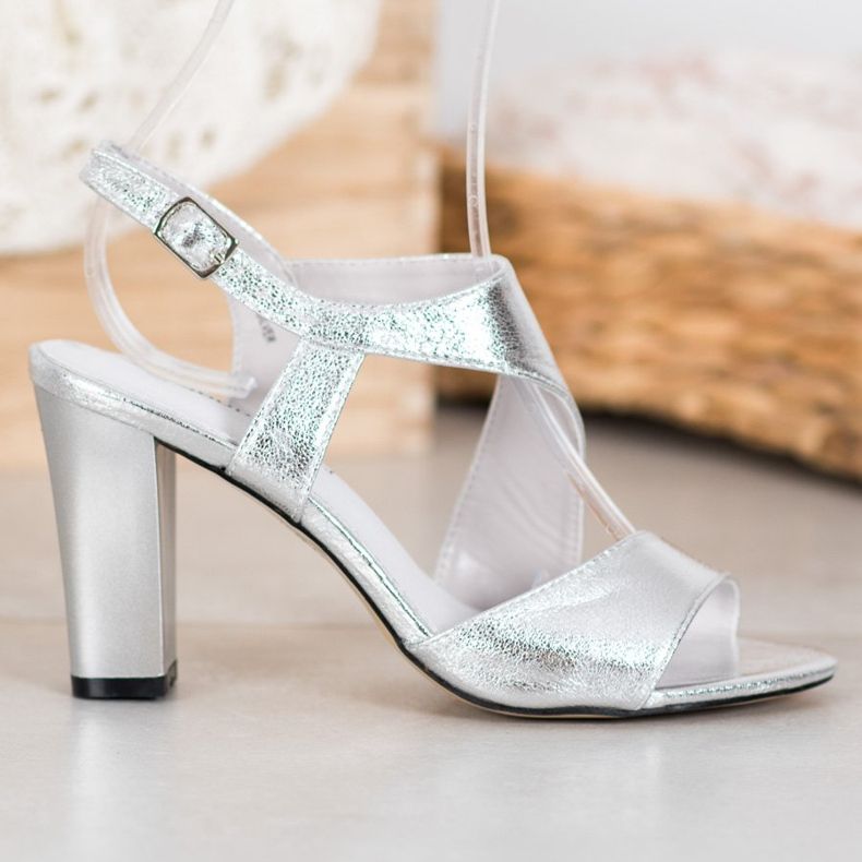 Goodin Srebrne sandale srebro