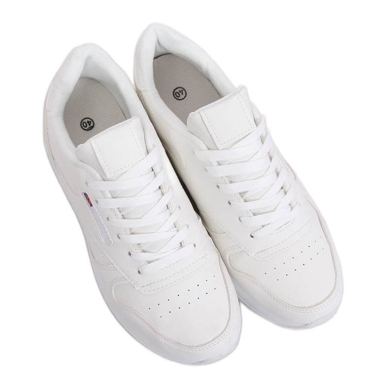 Bijele ženske sportske cipele BK938 Bijele bijela