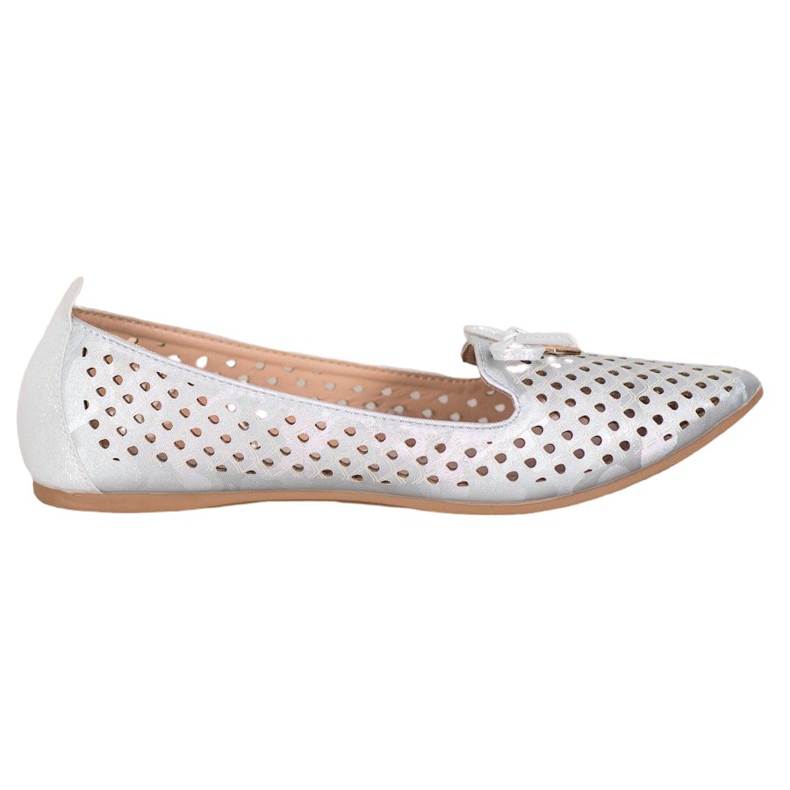 Ažurna balerina u Spitzu VINCEZA siva