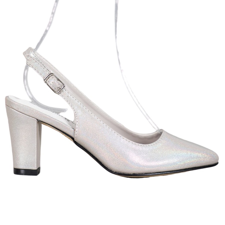 Goodin Pumpe s Holo efektom raznobojna siva