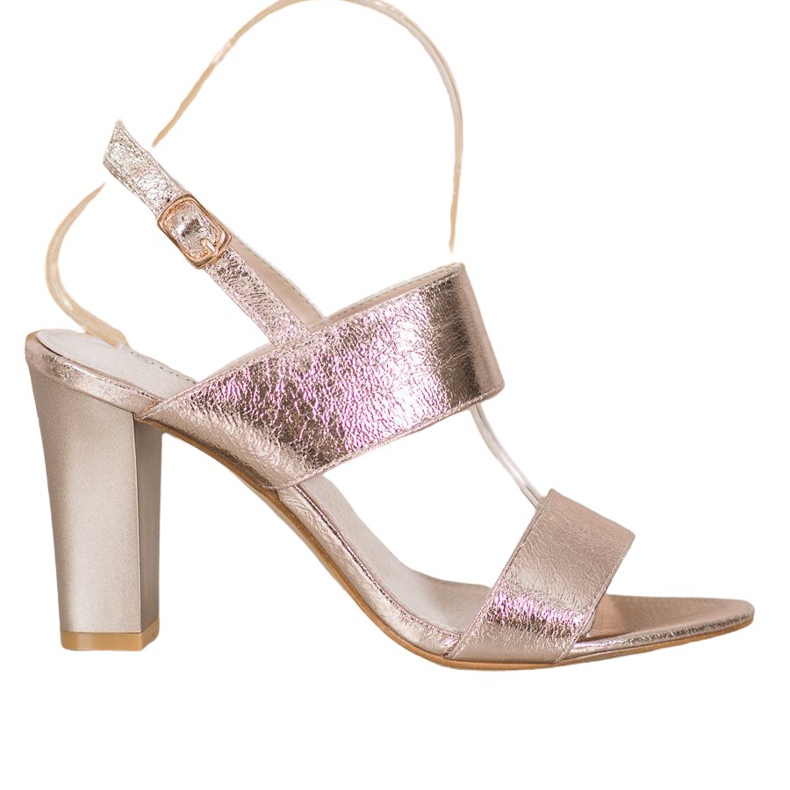 Goodin Elegantne sandale žuta boja