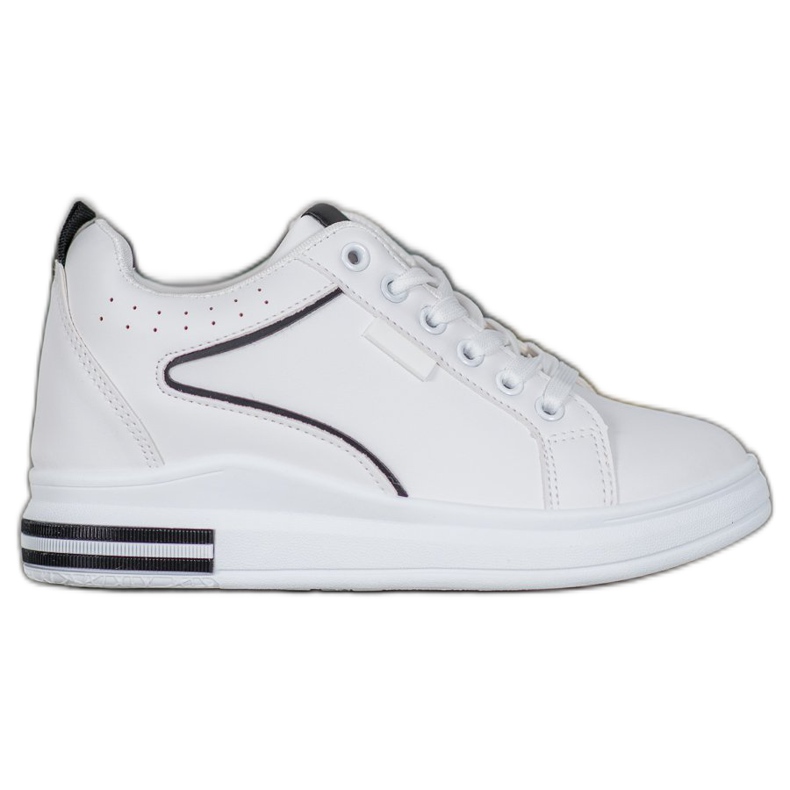 SHELOVET Bijele cipele sa skrivenim klinom bijela