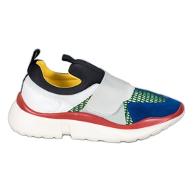 Sweet Shoes Lagane sportske cipele s čičak trakom raznobojna