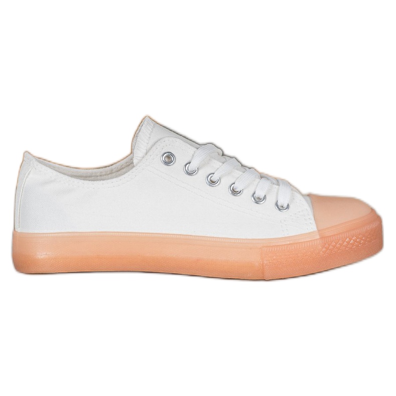 SHELOVET Tenisice sa šarenim potplatom bijela