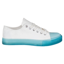 SHELOVET Tenisice sa šarenim potplatom bijela