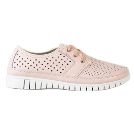 Kylie Kožne broge na platformi ružičasta