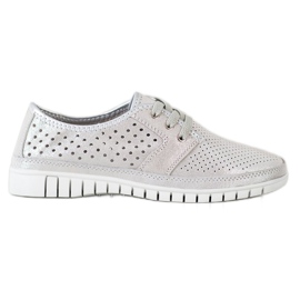 Kylie Kožne broge na platformi siva