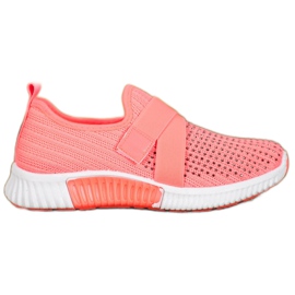 SHELOVET Ružičasti sliponi s kristalima raznobojna ružičasta