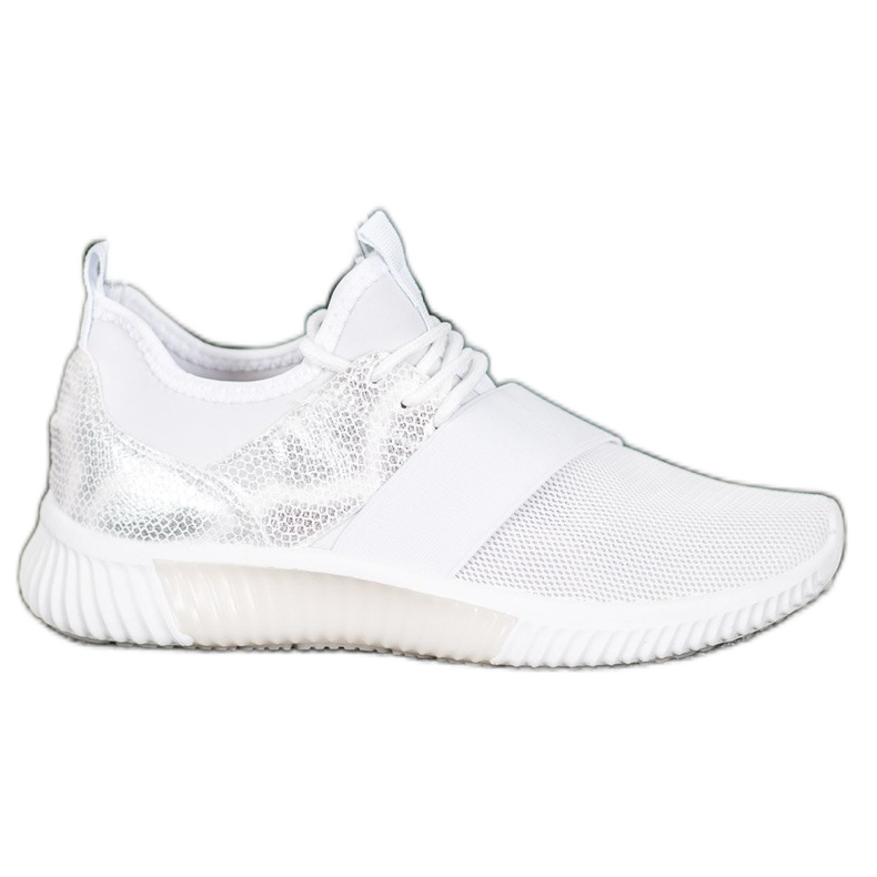 SHELOVET Sportske cipele s gumicom bijela