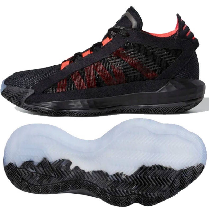 Adidas Jr Dame 6 J EH2791 cipele raznobojna crno