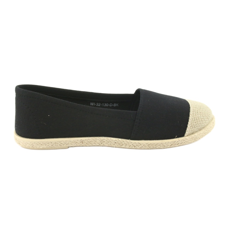 Wishot 32-130 espadrila balerina crno