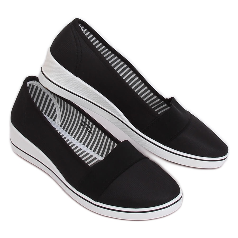 Crne klinaste balerinke S81B001 Crna crno