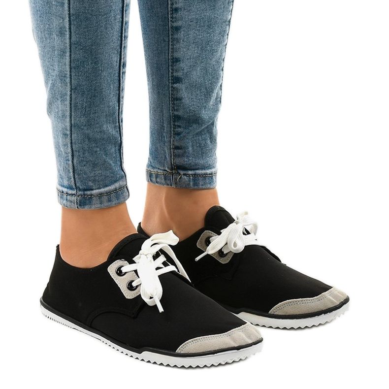 Crne BO-6 slip-tenisice crno