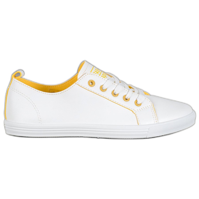 Ideal Shoes Modne sportske cipele bijela