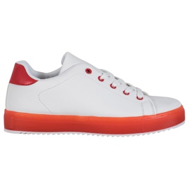 SHELOVET Cipele s šarenim potplatom bijela