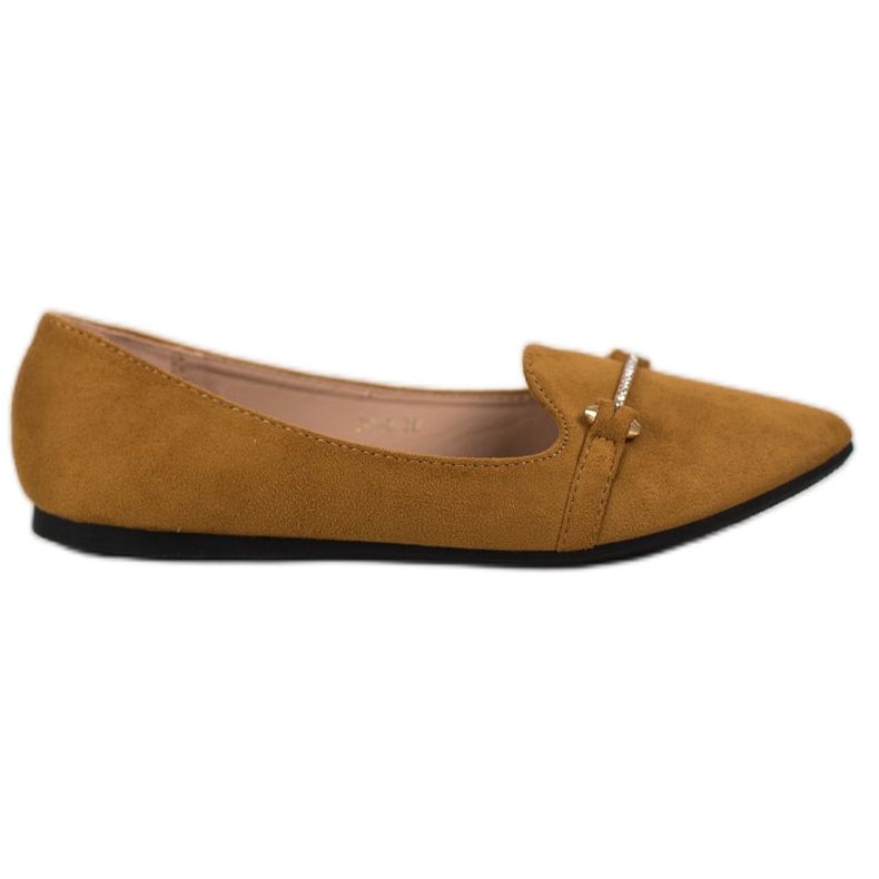 SHELOVET Balerina u špicu smeđa