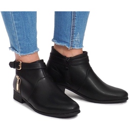 Čizme s patentnim zatvaračima 288-89 Crne crna