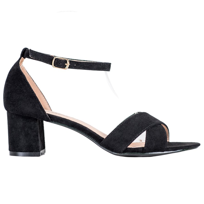 Seastar Elegantne sandale od antilopa crno