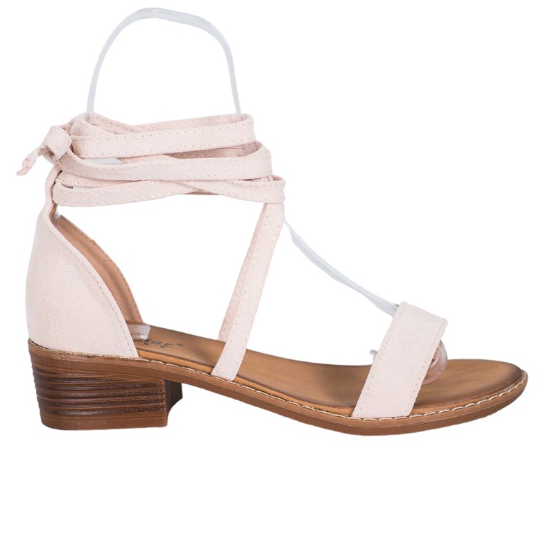 Vezane sandale smeđa