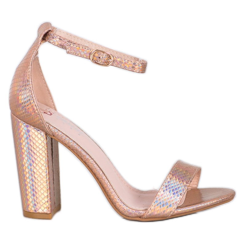 Seastar Seksi sjajne sandale zlatna