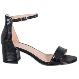 Seastar Sandale s eko kožom crna