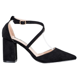 Diamantique Pumpe na stupu crna