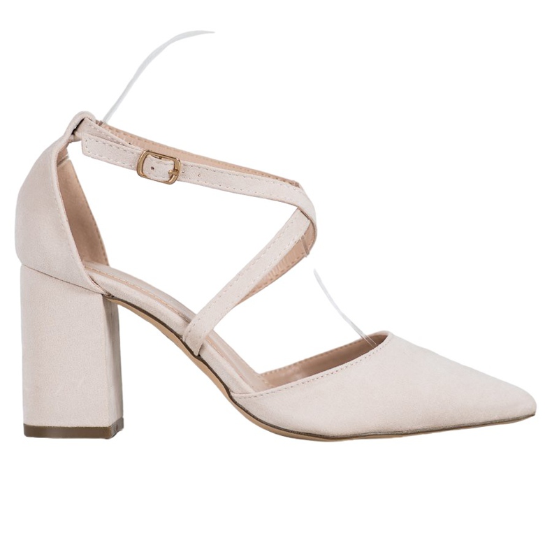 Diamantique Pumpe na stupu smeđa