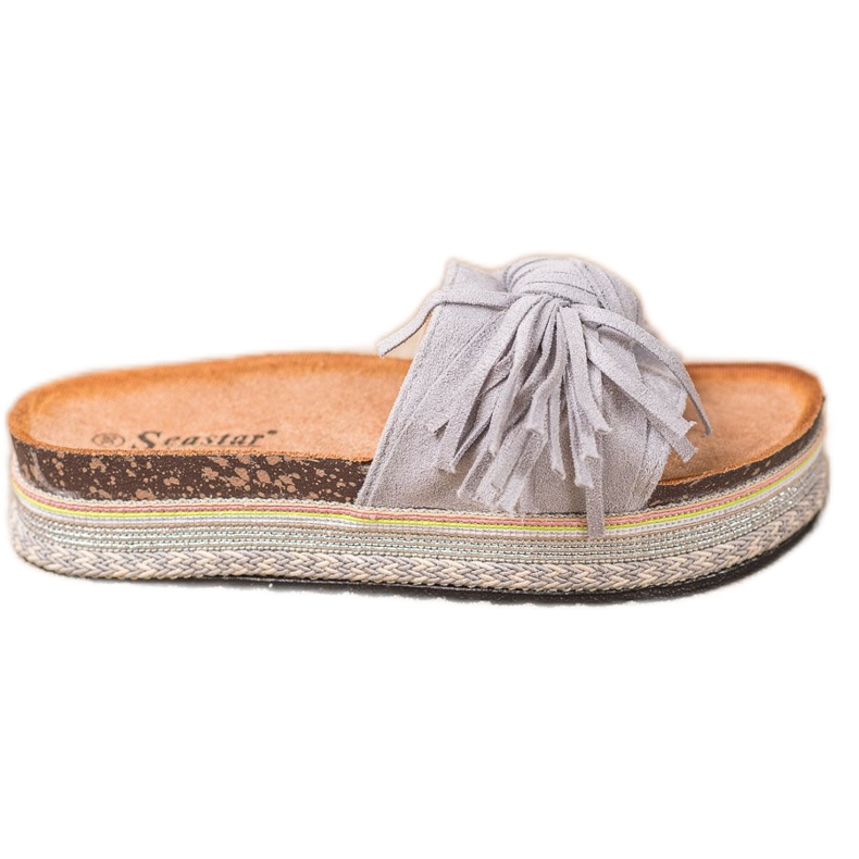 Seastar Papuče s resama siva
