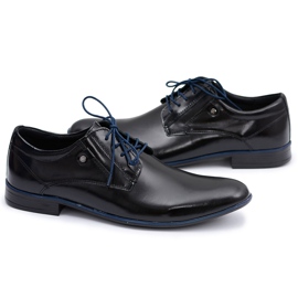 KOMODO Crne kožne elegantne cipele iz Massimiliana crna