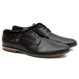 Gejms Muške crne cipele od Luca kože crna