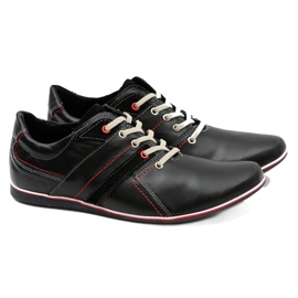 Mario Boschetti Muške kožne ležerne cipele Conti crna