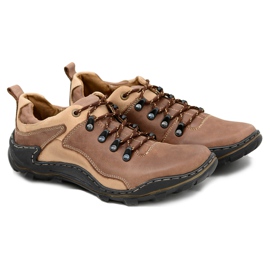 Mario Boschetti Kožne cipele za treking Johnny Brown smeđa