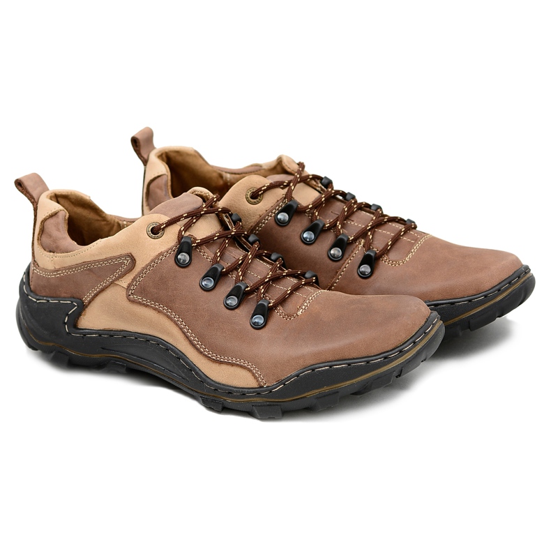 Mario Boschetti Kožne cipele za treking Johnny Brown smeđa