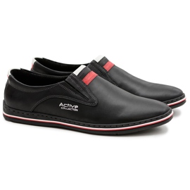 Joker Crne kožne muške cipele Mellos crno