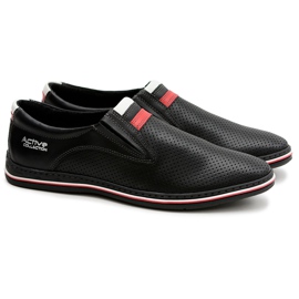 Joker Kožne muške crne cipele na klizanje Mello crna