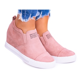 Ženske tenisice Tenisice Lu Boo Slip-on Pink Kaori ružičasta