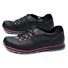 KOMODO Muški Brogues Black Outdoor Ivar crna