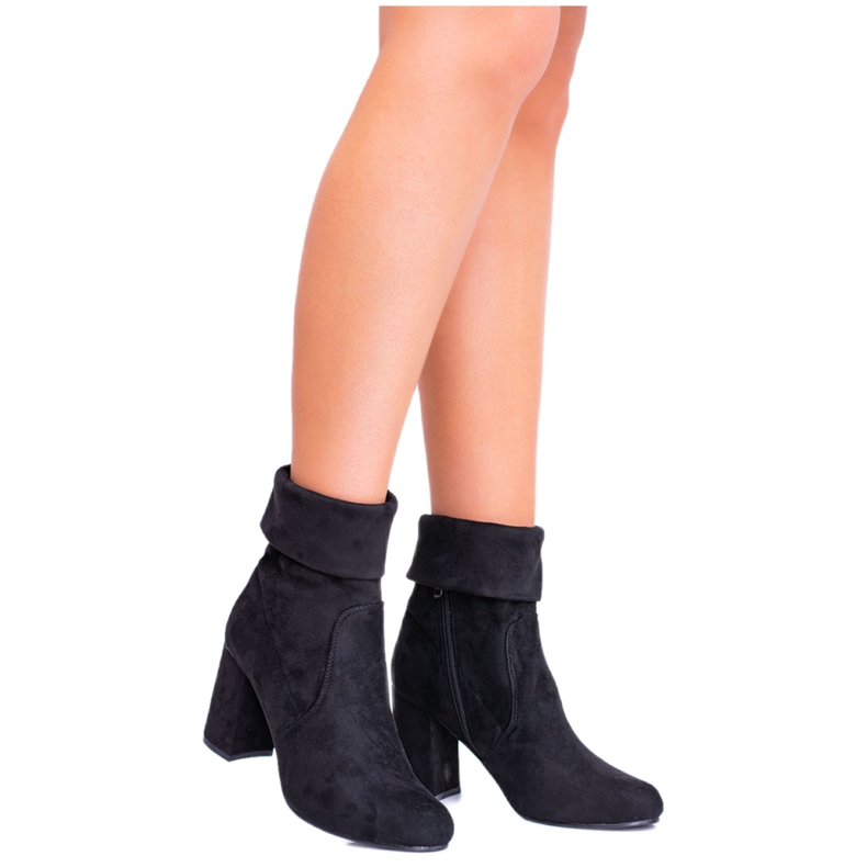 EVE Ženske čizme od crne antilopa na Dharma postu crno