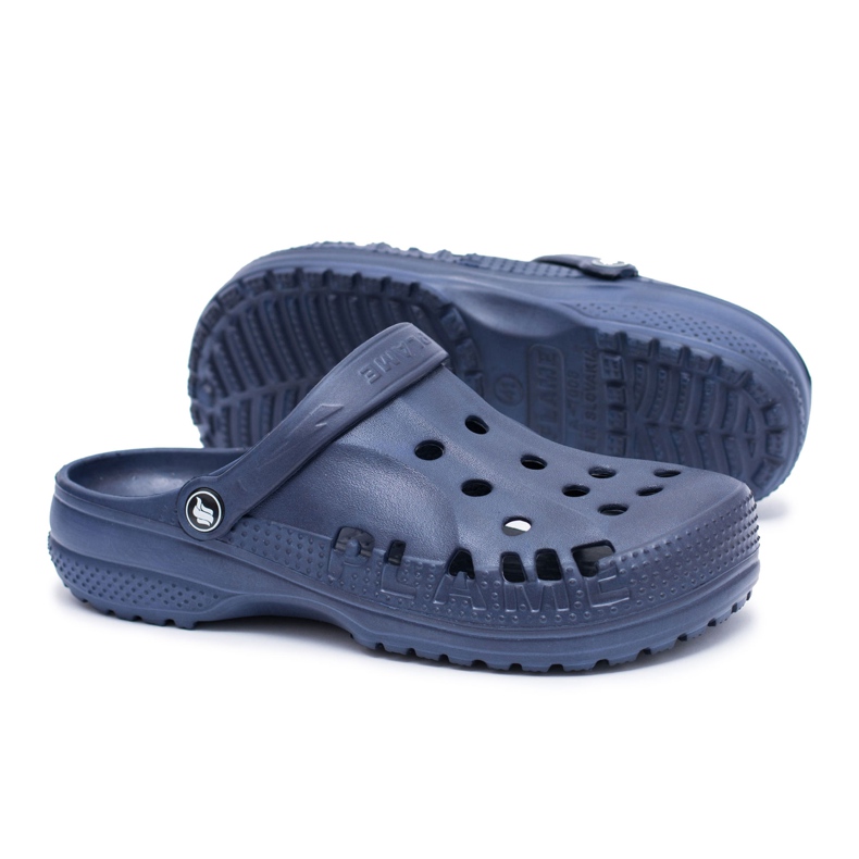 Flameshoes Muške papuče za bazen Kroks Eva Navy Blue mornarsko plava