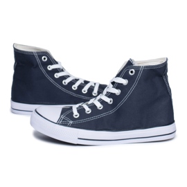 Flameshoes Visoke tamnoplave muške tenisice Fresko tamnoplava