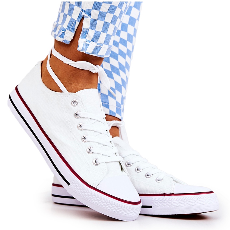 PS1 Bijele ženske klasične tenisice Omerta bijela