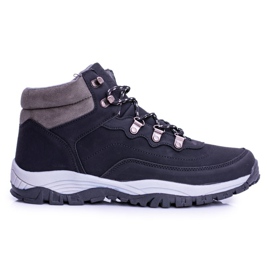 Tople muške cipele za planinarenje Black Smith's Duran crna