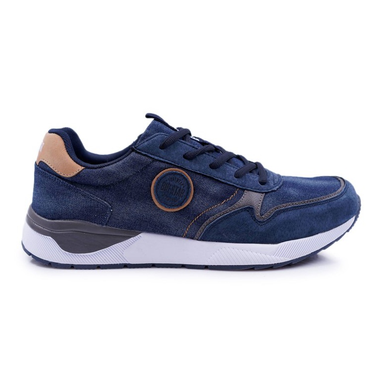 Muške sportske cipele Big Star Navy Blue DD174312 mornarsko plava